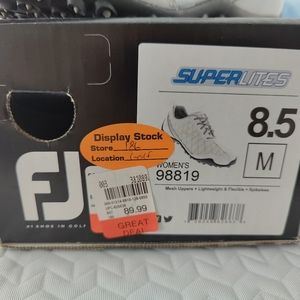 Woman's brand new golf shoes